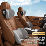 Cojín de conducción profesional | Memory foam ergonómico con soporte lumbar