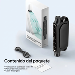 Ventilador trasero para coche | Con o sin batería | USB-C