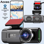 Dashcam 4K Dual Frontal y Trasera