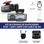 Dashcam 4K Dual Frontal y Trasera