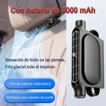 Ventilador trasero para coche | Con o sin batería | USB-C