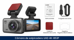 Dashcam 4K Dual Frontal y Trasera