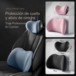 Cojín de conducción profesional | Memory foam ergonómico con soporte lumbar